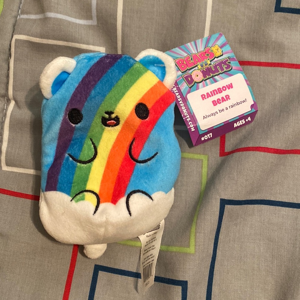 Bears vs Donuts Rainbow Bear